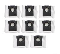 Lot de 8 sacs à poussière pour aspirateur robot Midea V12Pro, sacs de rechange non tissés avec conception scellée, sacs de collecte de poussière à haute efficacité pour une meilleure qualité de l'air