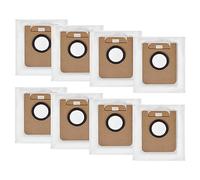 Lot de 8 sacs à poussière réutilisables compatibles avec aspirateur robot D10 Plus D10s Plus - Sacs à poussière - Micro filtration - Sac à poussière économique - Sac à poussière pratique