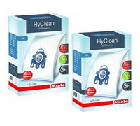 Lot De 8 Sacs À Poussières Hyclean 3d Gn + 4 Filtres Pour Aspirateurs Miele