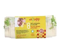 Lot de 8 sacs réutilisables - XS Multicolore