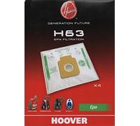 Lot de 8 sacs aspirateur Extrafilters Hoover (= HOV208 5 pièces) H63 original.