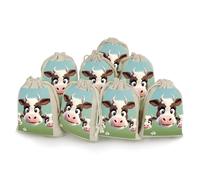 Lot de 8 sacs cadeaux réutilisables en coton et chanvre avec cordon de serrage pour mariage, bricolage, fête (12 x 17 cm)