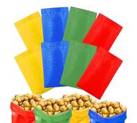 Lot de 8 sacs de course en sac réutilisables pour adultes | Accessoires d'événement et de fête pour réunions de famille, réunions d'église, teambuilding, vacances, communauté, sport, pique-nique