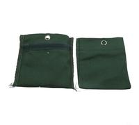 Lot de 8 sacs de lestage pour rideaux d'extérieur, toile de 425,2 g avec pinces métalliques et sacs hermétiques en polyéthylène, pour tonnelles, patios et utilisation en extérieur venteux