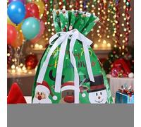 Lot de 8 sacs d'emballage de Noël | Sacs de fête pour bijoux - Accessoires de fête pour petits et grands - Décoration d'arbre de fête - Salle de classe