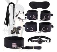 Lot de 8 sangles de Pilates réglables noires, sangles d'étirement pour les mains, les pieds et les poignets, sangles d'entraînement sportif