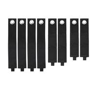 Lot de 8 sangles de rangement robustes en nylon et acier inoxydable pour corde de tuyau, rallonge, serre-câbles, solution de rangement pour bateau