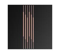 Lot de 8 séparateurs de pièce réglables pour bureau, restaurant, toilettes, balcon et cage d'escalier - Hauteur 105 cm - Panneaux de séparation d'espace élégants
