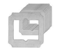 Lot de 8 Serpillère Rechange pour ECOVACS Winbot Mini Robot de Nettoyage de Vitres, Microfibre Lingette de Nettoyage, Réutilisable et Lavable