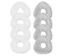 Lot de 8 serpillères de rechange en microfibre pour Narwal pour freo X Ultra J4 - Tampons de nettoyage humides et secs réutilisables pour épilation d'animaux domestiques