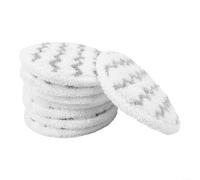 Lot de 8 serpillères de rechange pour balai Bissell pour spinwave 3897A 3712 3712W - Chiffons de nettoyage en microfibre doux avec bandes abrasives pour la saleté tenace sur le carrelage