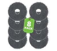 Lot de 8 Serpillères de Rechange pour iRobot Roomba Plus 405 et 505 Combo Robot Aspirateur, Réutilisables et Lavables