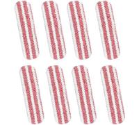 Lot de 8 serpillères de rechange pour Vileda H2PrO/O-Cedar H2PrO, lavables, réutilisables, en microfibre, éliminent la saleté tenace, fixation facile au cadre, lavables en machine, pour tous les sols