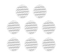Lot de 8 serpillères en microfibre avec bandes de récurage, réutilisables et épaisses pour Bissell SpinWave Smart Steam (modèles 3897A, 3712, 3712W), nettoyage quotidien