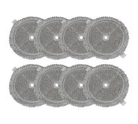 Lot de 8 serpillères en microfibre douces pour Bosch Unlimited 7 ProHygienic et réutilisables pour sols en marbre, compatibles avec BCS71HYG4 BKS71HYG3