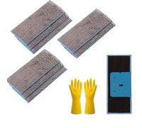 Lot de 8 serpillères lavables et réutilisables en microfibre pour iRobot Braava Jet M6/M6134,chiffons de nettoyage humide et sec adaptés à différents sols,fournis avec gants de nettoyage