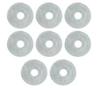 Lot de 8 serpillères lavables pour Xiaomi pour x20 Plus | Lavable en machine, design réutilisable, retient la poussière et les poils d'animaux, compatible avec le modèle B116