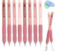 Lot De 8 Stylo Kawaii Stylos Friction Effaçables 0,5 Mm Stylo Animaux Effacable Avec 2 Gommes Pour Fournitures De Bureau,Fournitures De Bureau,Papeterie Pour Etudiants