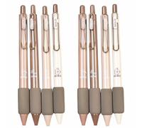 Lot de 8 stylos à bille rétractables à séchage rapide pour écrire, journal, maison, bureau, école