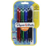 Paper-Mate Stylos à bille InkJoy 100 RT assortis – Lot de 8