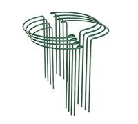 Lot de 8 Supports de en métal réglables - Cage de Support Demi-Ronde pour Vertes - pour légumes, tomates, pivoines, Roses, hortensias, Fleurs