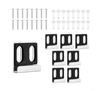 Lot de 8 supports de miroir avec vis pour montage mural de grands miroirs et peintures