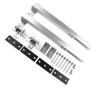 Lot de 8 supports de panneau solaire, 1 lot de 8 panneaux en caoutchouc et aluminium adaptés pour les murs et les sols extérieurs adaptés à tous les environnements