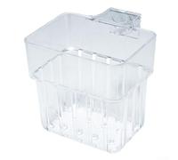 Lot de 8 supports de plantes transparents à suspendre pour aquarium, avec crochet, pour une croissance saine et une apparence améliorée (A)