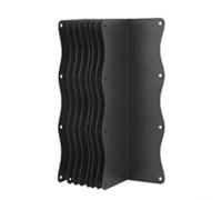 Lot de 8 supports métalliques en forme de L à bords ondulés pour renforcer les coins des boîtes à légumes et les structures extérieures en bois