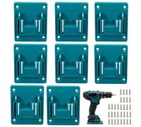 Lot de 8 supports muraux porte-outils pour Makita 18 V, outils électriques, atelier, rangement