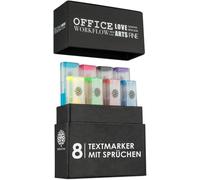 Lot De 8 Surligneurs Amusants Dans Une Boîte ¿ Dictons Méchants ¿ Surligneurs Amusants ¿ Surligneurs Avec Dictons Comme Articles De Bureau Amusants Pour Étudiants, Enseignants, Collègues De[Z1448]