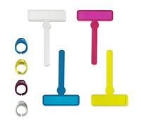 Lot de 8 surligneurs de mise au point des doigts, bandes de lecture transparentes, outils de lecture colorés, traqueurs de lecture pour TDAH, adultes, adolescents, étudiants scolaires à domicile (A)