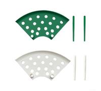 Lot de 8 systèmes de support pour treillis de fraises pour petits jardins et patios avec support circulaire et construction (C)