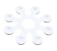 Lot de 8 tambourins résistants - En acier inoxydable et silicone - Accessoires de percussion
