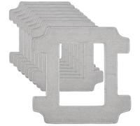 Lot de 8 tampons de nettoyage pour robots de nettoyage de vitres ECOVACS WINBOT W2S / W2S Omni - Chiffons en microfibre lavables pour nettoyer efficacement les taches et la poussière des fenêtres