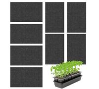 Lot de 8 tapis capillaires auto-taraudeurs en feutre pour systèmes d'irrigation, accessoires d'entretien des , tapis de semences pour serres dans la construction de jardin intérieur pour un