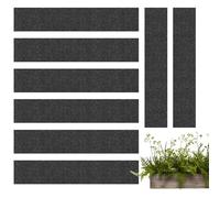 Lot de 8 tapis capillaires de rechange pour jardiniers, entretien de pelouse pour serre, démarrage des semences et jardinage 31,5 x 20 cm, design robuste