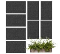 Lot de 8 tapis capillaires, tapis de culture, 45 x 9 cm, accessoire d'hydratation des , doublure de base économe en eau, tissu réutilisable, 25,4 x 50,8 cm, pour plateaux de de jardin et