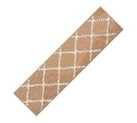 Lot de 8 tapis de protection antidérapants pour marches d'escalier en bois, 76,2 x 20,3 cm, couleur camel, parfaits pour la sécurité et la protection du sol