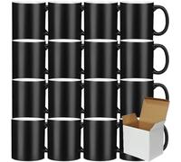 Lot de 8 tasses à sublimation sans impression de qualité AAA | Individuelles ou en lot | Tasse photo pour impression par sublimation thermique | Tasses vides pour presse à chaleur