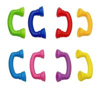 Lot de 8 téléphones chuchotés, téléphone pour enfants pour lire, casque téléphonique, écoutez vous-même le téléphone, jouet de thérapie vocale pour améliorer la prononciation de la lecture