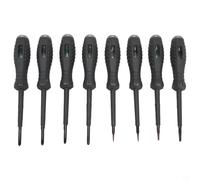 Lot de 8 testeurs de tension numériques avec embouts fendus et croisés, détection de tension non AC, indicateur LED pour fils vivants/neutres, tournevis magnétique