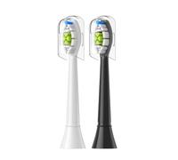 Lot de 8 têtes brosse à dents rechange, compatibles avec les brosses électriques Philips 4100, 6500, 6100, 7500, 5300 et 1100(4White 4Black)
