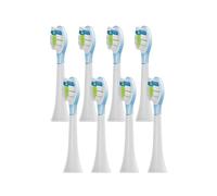 Lot de 8 têtes brosse rechange, compatibles avec les brosses à dents électriques soniques Philips HX6064, HX6930, HX6730, 4100, 6500, 6100, 5300 et C3(PS green)