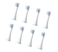 Lot de 8 têtes de brosse à dents de rechange, compatibles avec SOOCAS C1, compatibles avec MITU MES801, têtes de brosse à dents électrique de rechange souples