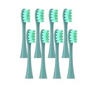 Lot de 8 têtes de brosse de rechange compatibles avec les brosses à dents électriques Oclean X PRO Elite/Flow/F1/One/X/All Series(8 pcs green)