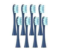 Lot de 8 têtes de brosse de rechange compatibles avec les brosses à dents électriques Oclean X PRO Elite/Flow/F1/One/X/All Series(8 pcs blue)