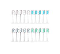 Lot de 8 têtes de brosse de rechange compatibles avec les brosses à dents électriques soniques Xiaomi Mijia T300, T301 et T500, poils souples DuPont(5)