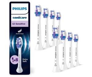 Lot de 8 têtes de brosse - PHILIPS - HX6058/87 - S2 white
