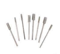 Lot de 8 têtes de meulage - Tige de 2,35 mm - Pour polissage et polissage - Outil rotatif pour gravure Dremel - Bijoux